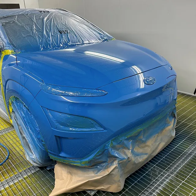 Car resprayed